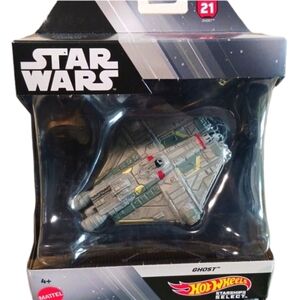 STARWARS × Hot Wheels Starships Select GHOST, 1:50, Green & Grey.